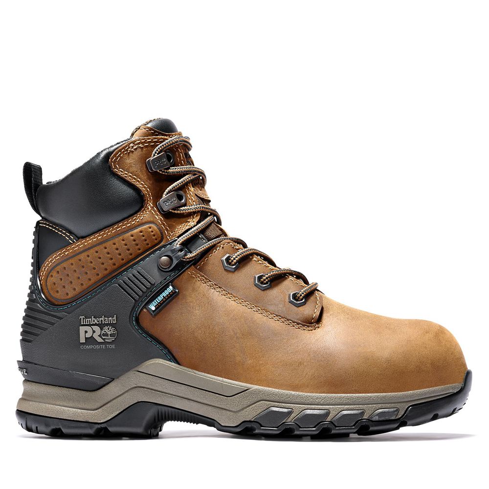 Bocanci De Muncă Timberland Dama Maro/Negrii - Pro® Hypercharge 6-Inch Composite-Toe Waterproof - Ro